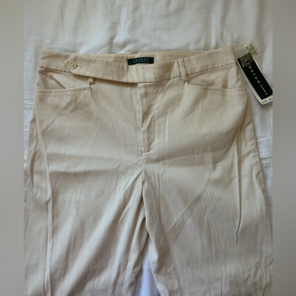 VINTAGE Ralph Lauren cream dress pants